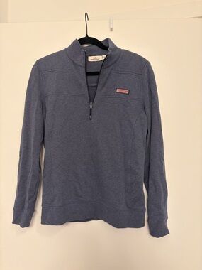 Vineyard Vines Women’s Quarter-Zip Pullover Sweater - Blue